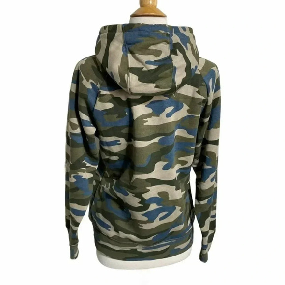Cabelas Women S camouflage purple hoodie‎ Retro Casual Pull over Cowgirl Farmer - Picture 3 of 6